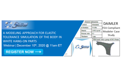 A MODELING APPROACH FOR ELASTIC TOLERANCE SIMULATION OF THE BODY IN WHITE HANG-ON PARTS