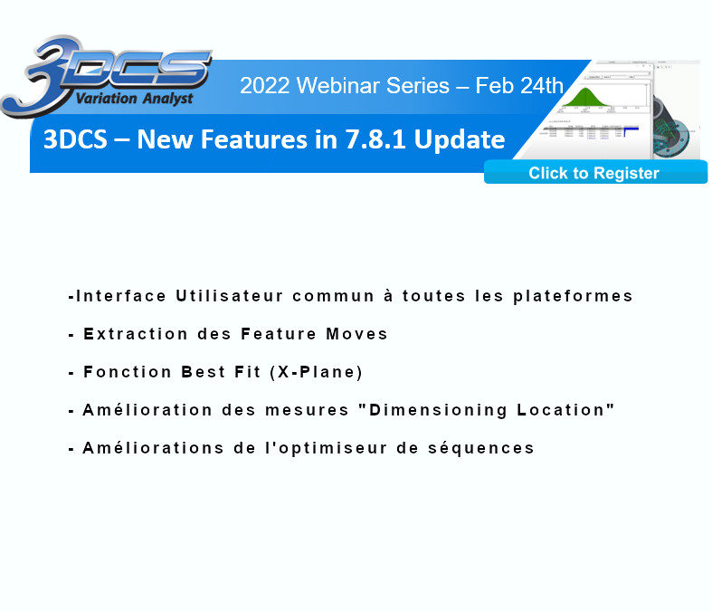 3DCS- Nouvelle Version 7.8.1